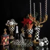 MacKenzie-Childs Courtly Check Deer Head Candelabra* Candles & Fragrances