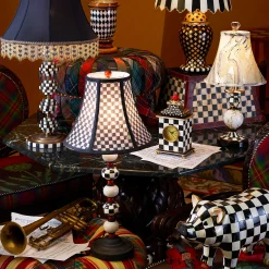 MacKenzie-Childs Courtly Check Desk Clock* Room Accents