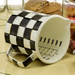 MacKenzie-Childs Courtly Check Enamel 7 Cup Measuring Cup* Kitchen Utensils & Tools