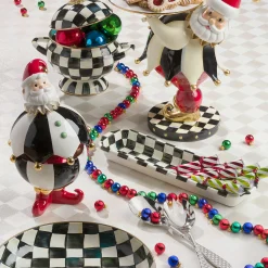 MacKenzie-Childs Courtly Check Enamel Abundant Bowl* Outdoor Entertaining