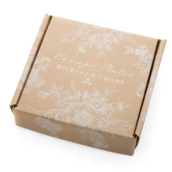 MacKenzie-Childs Courtly Check Enamel Appetizer Plates - Set Of 4* Outdoor Entertaining