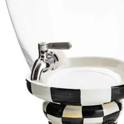 MacKenzie-Childs Courtly Check Enamel Beverage Hostess* Outdoor Entertaining