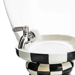 MacKenzie-Childs Courtly Check Enamel Beverage Hostess* Outdoor Entertaining