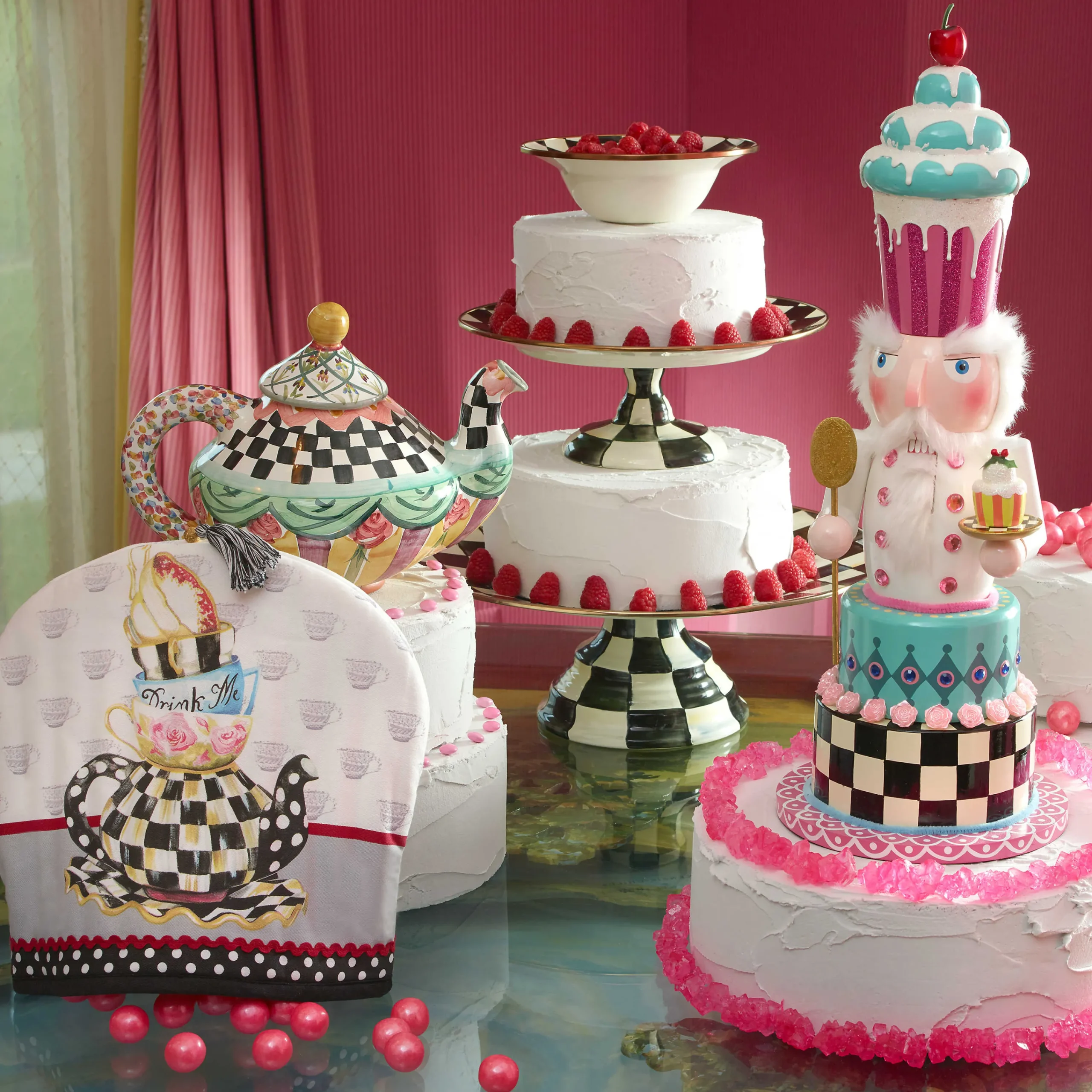 MacKenzie-Childs Courtly Check Enamel Breakfast Bowl* Outdoor Entertaining