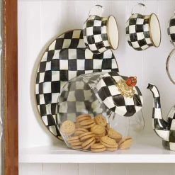 MacKenzie-Childs Courtly Check Enamel Charger/Plate* Outdoor Entertaining