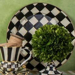 MacKenzie-Childs Courtly Check Enamel Charger/Plate* Outdoor Entertaining