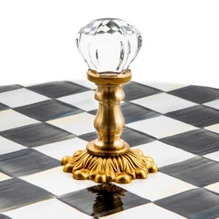 MacKenzie-Childs Courtly Check Enamel Cheese Course* Outdoor Entertaining