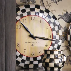 MacKenzie-Childs Courtly Check Enamel Clock* Room Accents