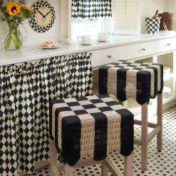 MacKenzie-Childs Courtly Check Enamel Clock* Room Accents