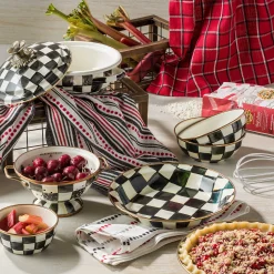 MacKenzie-Childs Courtly Check Enamel Colander - Small* Kitchen Utensils & Tools
