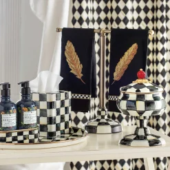 MacKenzie-Childs Courtly Check Enamel Curiosity Pot* Bed & Bath