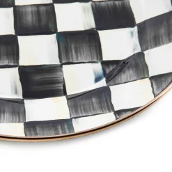 MacKenzie-Childs Courtly Check Enamel Dinner Plate* Outdoor Entertaining