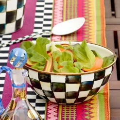 MacKenzie-Childs Courtly Check Enamel Everyday Bowl - Small* Serveware
