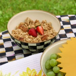 MacKenzie-Childs Courtly Check Enamel Everyday Bowl - Small* Serveware