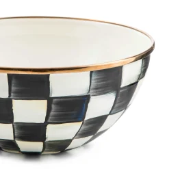MacKenzie-Childs Courtly Check Enamel Everyday Bowl - Small* Serveware
