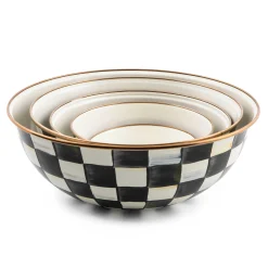 MacKenzie-Childs Courtly Check Enamel Everyday Bowl - Medium* Serveware