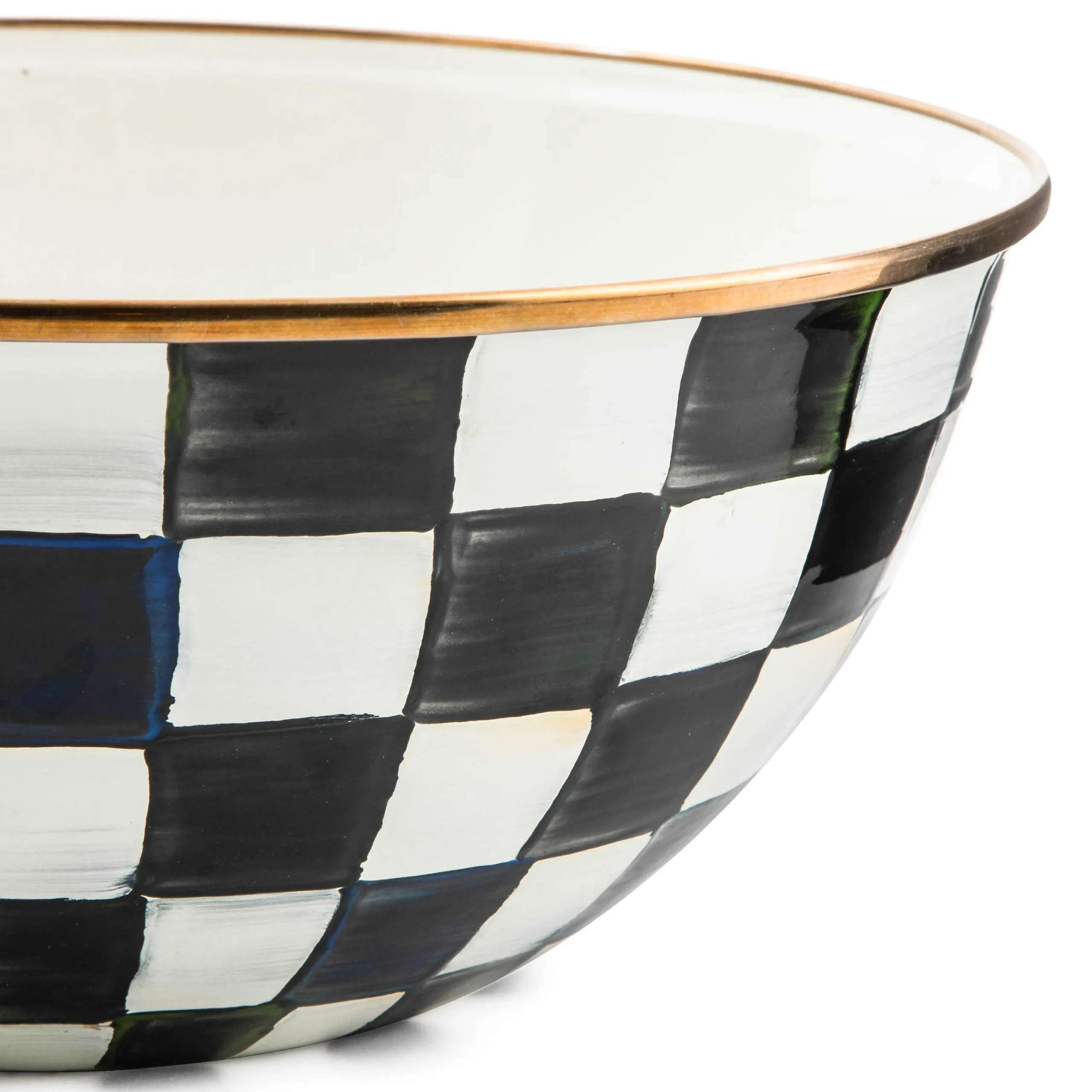 MacKenzie-Childs Courtly Check Enamel Everyday Bowl - Large* Serveware