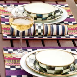 MacKenzie-Childs Courtly Check Enamel Everyday Bowl* Outdoor Entertaining