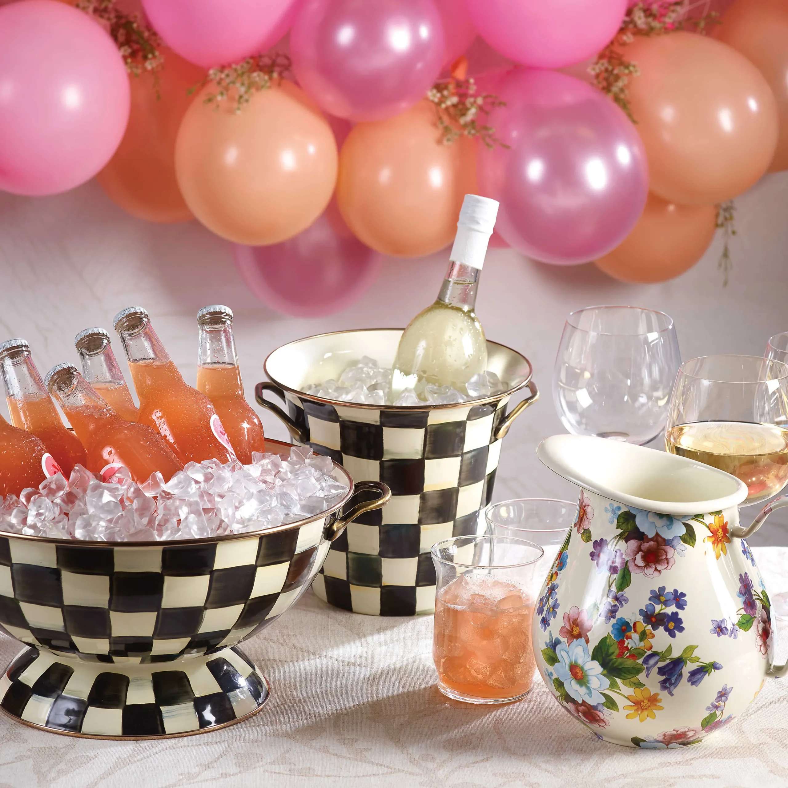 MacKenzie-Childs Courtly Check Enamel Everything Bowl* Outdoor Entertaining