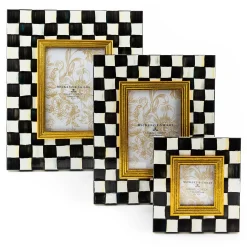 MacKenzie-Childs Courtly Check Enamel Frame - 4