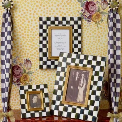 MacKenzie-Childs Courtly Check Enamel Frame - 5