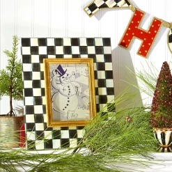 MacKenzie-Childs Courtly Check Enamel Frame - 5
