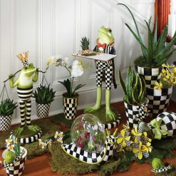 MacKenzie-Childs Courtly Check Enamel Garden Pot - Extra Large* Pots & Planters