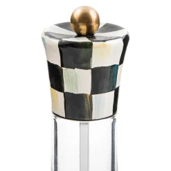 MacKenzie-Childs Courtly Check Enamel Grinder* Outdoor Entertaining