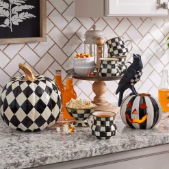 MacKenzie-Childs Courtly Check Enamel Mug* Outdoor Entertaining