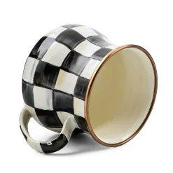 MacKenzie-Childs Courtly Check Enamel Mug* Outdoor Entertaining