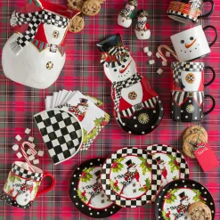 MacKenzie-Childs Courtly Check Enamel Napkin Holder* Outdoor Entertaining