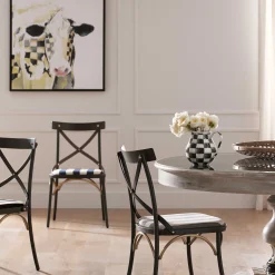 MacKenzie-Childs Courtly Check Enamel Pitcher* Outdoor Entertaining