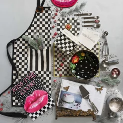 MacKenzie-Childs Courtly Check Enamel Recipe Box* Kitchen Storage & Organization