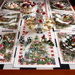 MacKenzie-Childs Courtly Check Enamel Salt & Pepper Shakers* Outdoor Entertaining