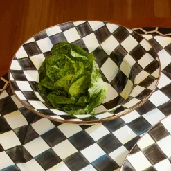 MacKenzie-Childs Courtly Check Enamel Serving Bowl* Outdoor Entertaining