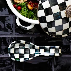 MacKenzie-Childs Courtly Check Enamel Spoon Rest* Kitchen Utensils & Tools