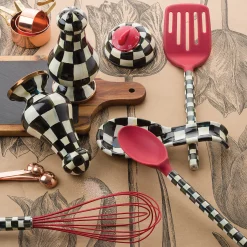 MacKenzie-Childs Courtly Check Enamel Spoon Rest* Kitchen Utensils & Tools