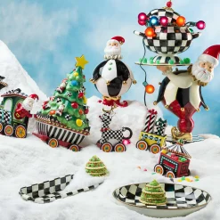 MacKenzie-Childs Courtly Check Enamel Tureen* Outdoor Entertaining