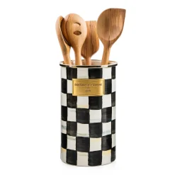 MacKenzie-Childs Courtly Check Enamel Utensil Holder* Kitchen Storage & Organization