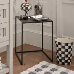 MacKenzie-Childs Courtly Check Enamel Waste Bin* Bed & Bath