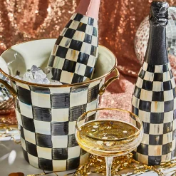 MacKenzie-Childs Courtly Check Enamel Wine Cooler* Outdoor Entertaining