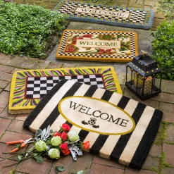 MacKenzie-Childs Courtly Check Entrance Mat* Outdoor Rugs & Mats