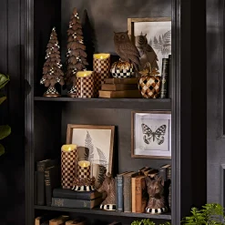 MacKenzie-Childs Courtly Check Flicker 8" Pillar Candle* Candles & Fragrances