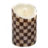 MacKenzie-Childs Courtly Check Flicker 6" Pillar Candle* Candles & Fragrances