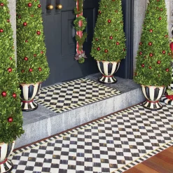 MacKenzie-Childs Courtly Check Floor Mat - 2'6" X 8' Runner* Rugs