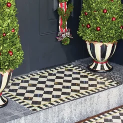 MacKenzie-Childs Courtly Check Floor Mat - 2' X 3'* Rugs