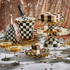 MacKenzie-Childs Courtly Check Fluted Dessert Plate* Outdoor Entertaining