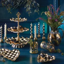 MacKenzie-Childs Courtly Check Fluted Heart Plate* Serveware