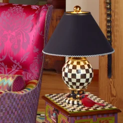 MacKenzie-Childs Courtly Check Globe Lamp* Room Accents