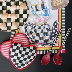 MacKenzie-Childs Courtly Check Heart Potholder* Kitchen & Table Linens